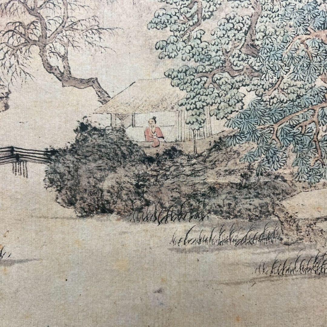 24 緑陰草堂/文徴明/台北国立故宮博物館公式復刻作品/工芸