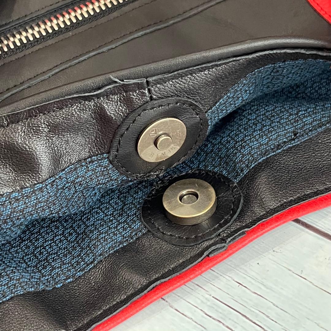 トートバッグ トート シンプル 本革 手作り クラフト 革職人 ハギレ レッド