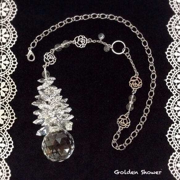 ✨クリスタル シャワー✨窓とスタンドに2wayのサンキャッチャー✨