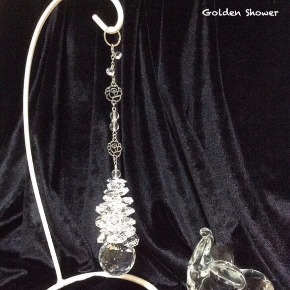 ✨クリスタル シャワー✨窓とスタンドに2wayのサンキャッチャー✨