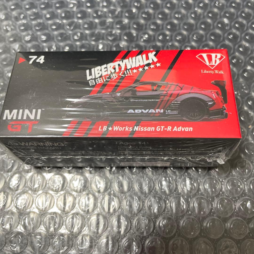 レア希少未開封品★MINI GT リバティーウォーク　ADVANアドバンGT-R