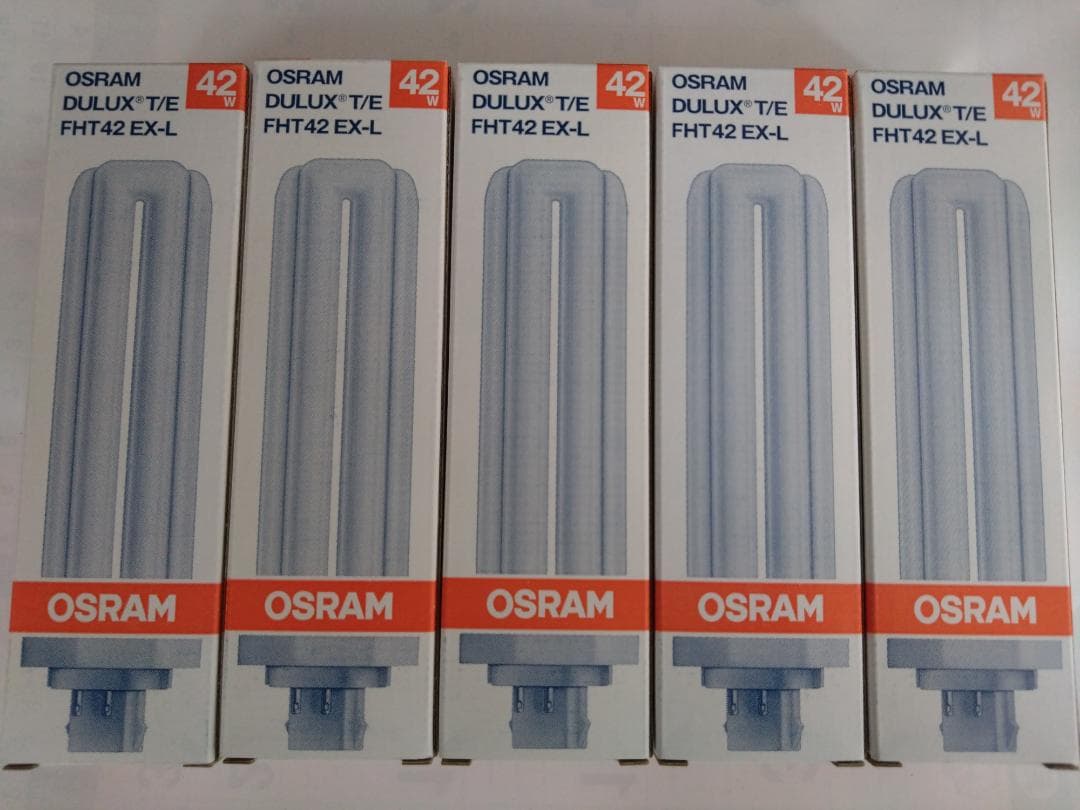 OSRAM DULUX T/E FHT42 EX-L 蛍光灯 5個セット