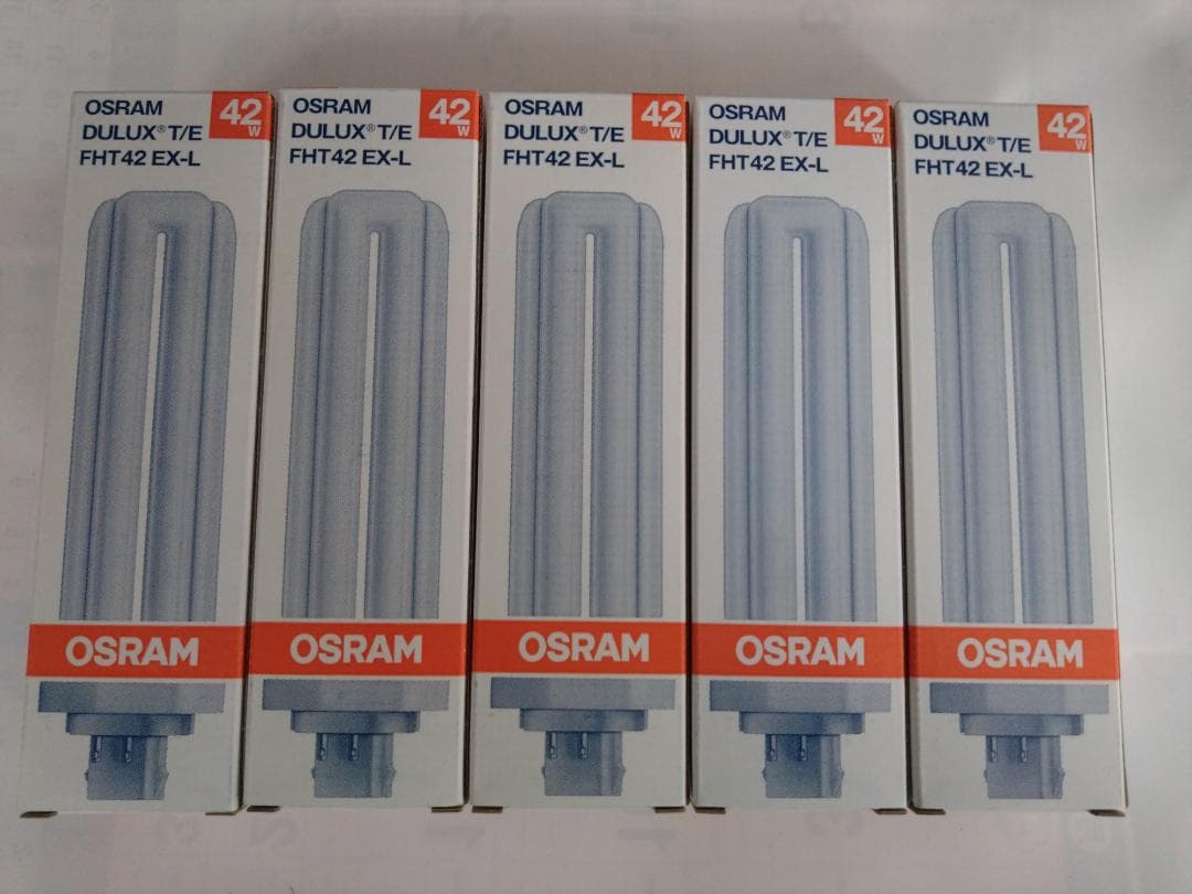 OSRAM DULUX T/E FHT42 EX-L 蛍光灯 5個セット
