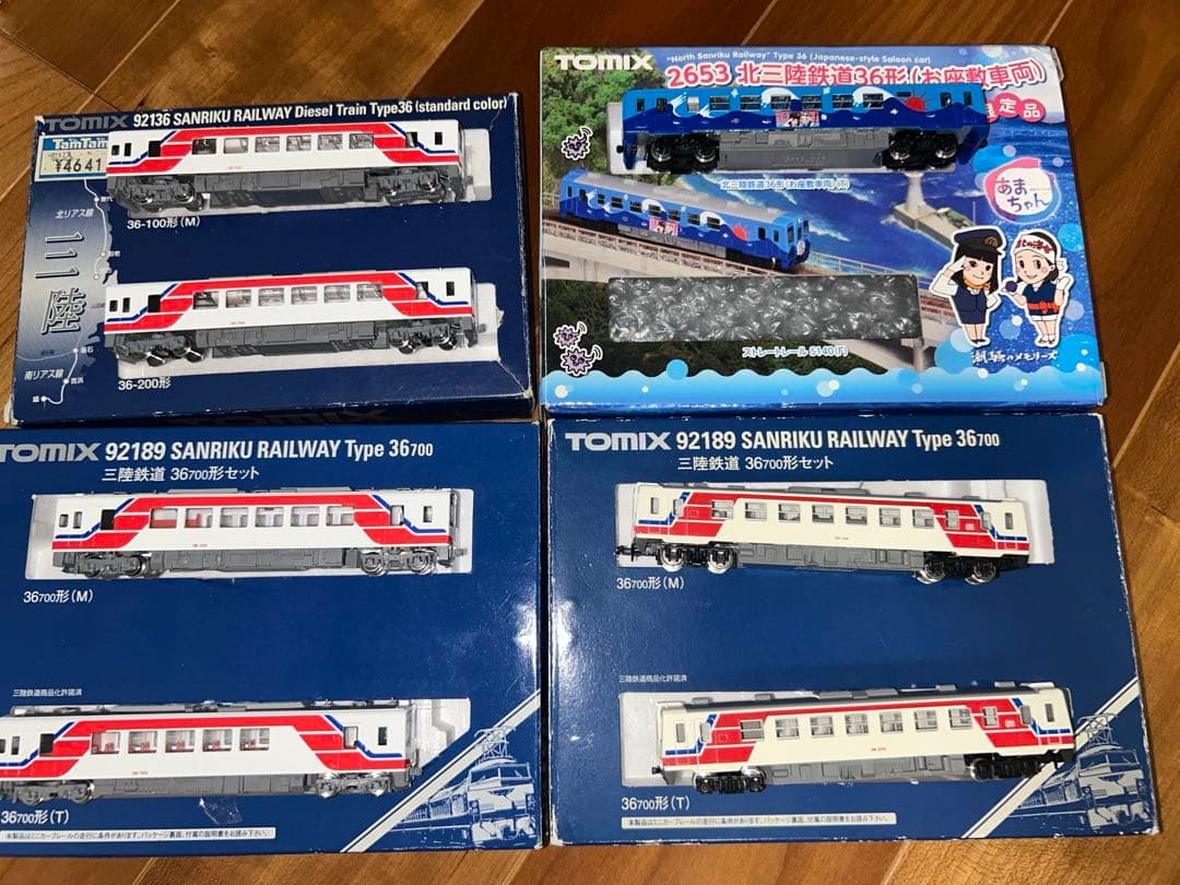 ロ*ズ様 TOMIX 92189×2 92136 2653 三陸鉄道 36形　N