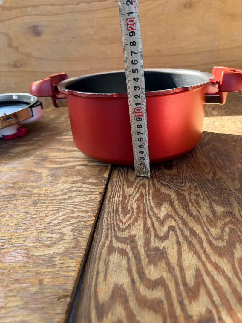 T-fal ティファール圧力鍋 クリプソ ミニット デュオ ルージュ 5L