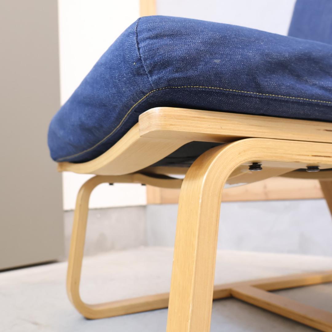 無印良品 MUJI オーク材 リビングでもダイニングでもつかえるソファチェア