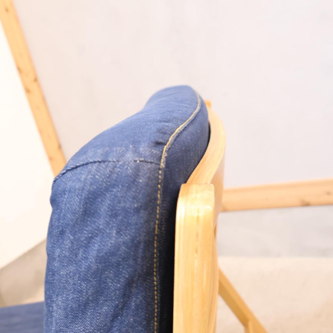無印良品 MUJI オーク材 リビングでもダイニングでもつかえるソファチェア