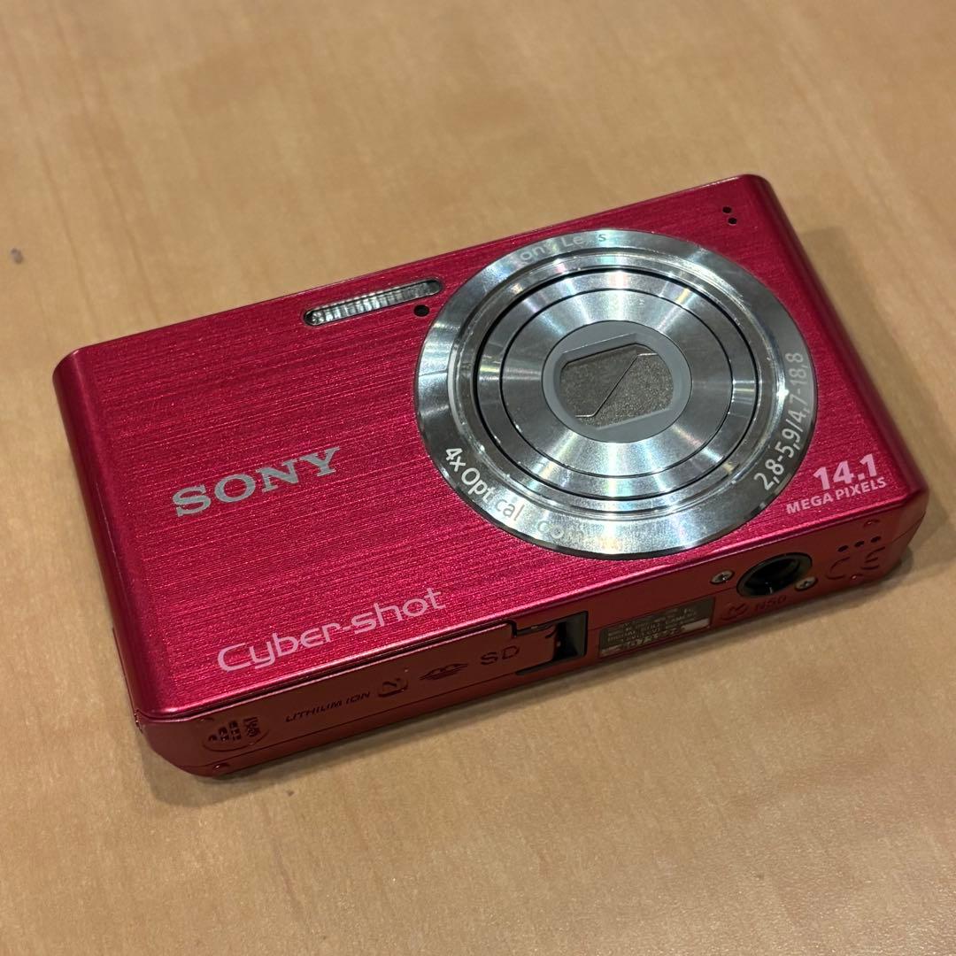 SONY DSC-W610デジタルカメラ　デジカメ　コンデジ　ピンク
