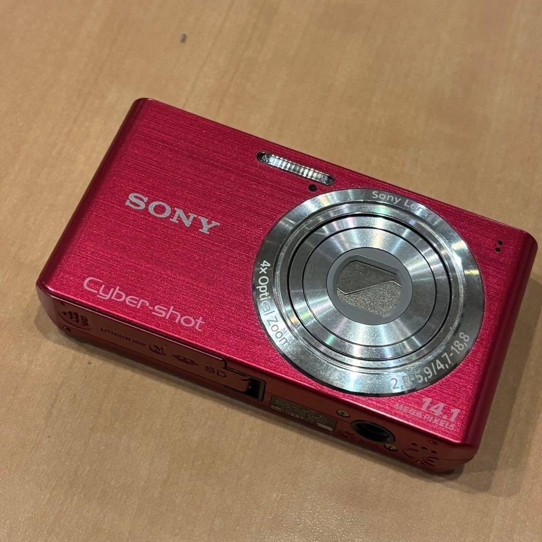 SONY DSC-W610デジタルカメラ　デジカメ　コンデジ　ピンク