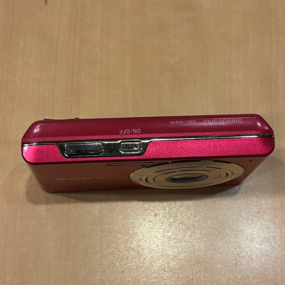 SONY DSC-W610デジタルカメラ　デジカメ　コンデジ　ピンク