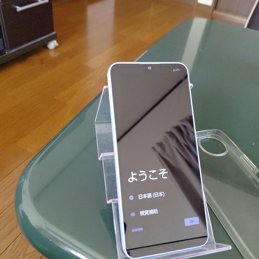 AQUOS wish4 ブルー　(ジャンク)