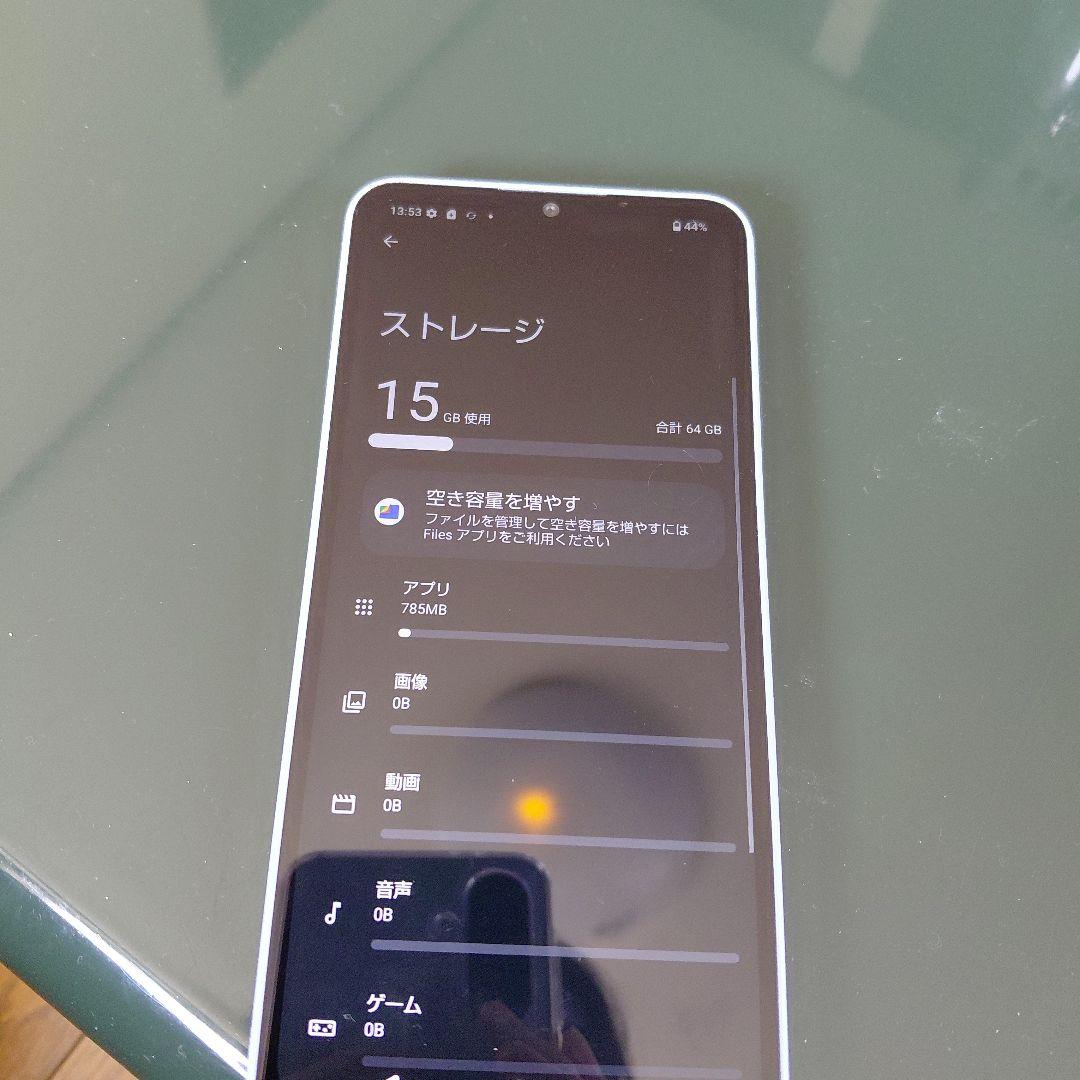 AQUOS wish4 ブルー　(ジャンク)