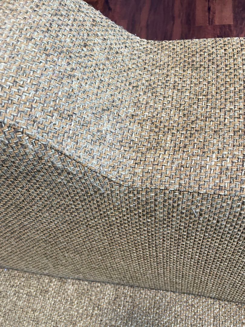 フランネルソファ　シエスタ　３人掛け　ソファベッド　グリーン　緑