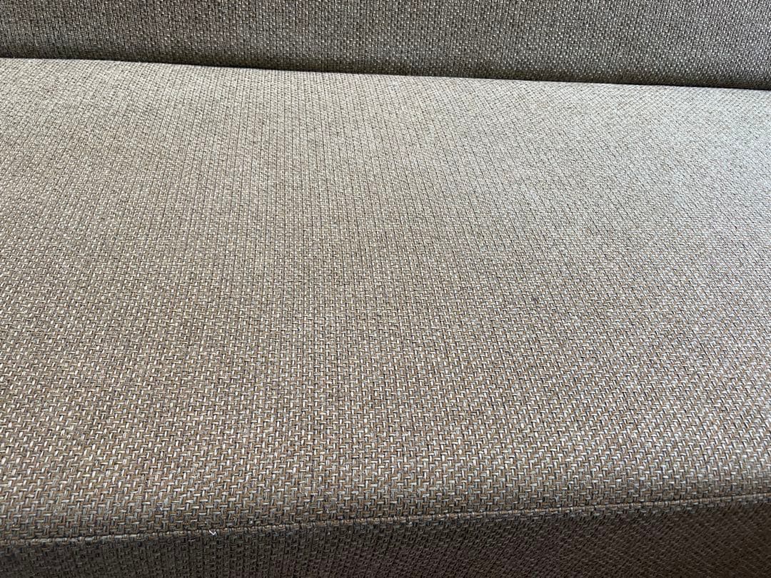 フランネルソファ　シエスタ　３人掛け　ソファベッド　グリーン　緑