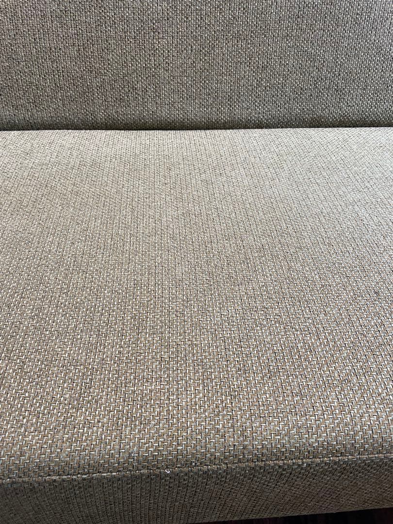 フランネルソファ　シエスタ　３人掛け　ソファベッド　グリーン　緑