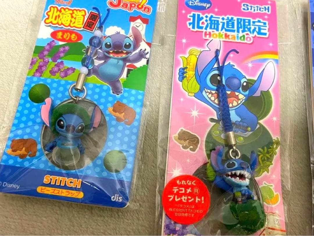 ご当地 リロアンドスティッチ　根付け　ストラップ まとめ売り