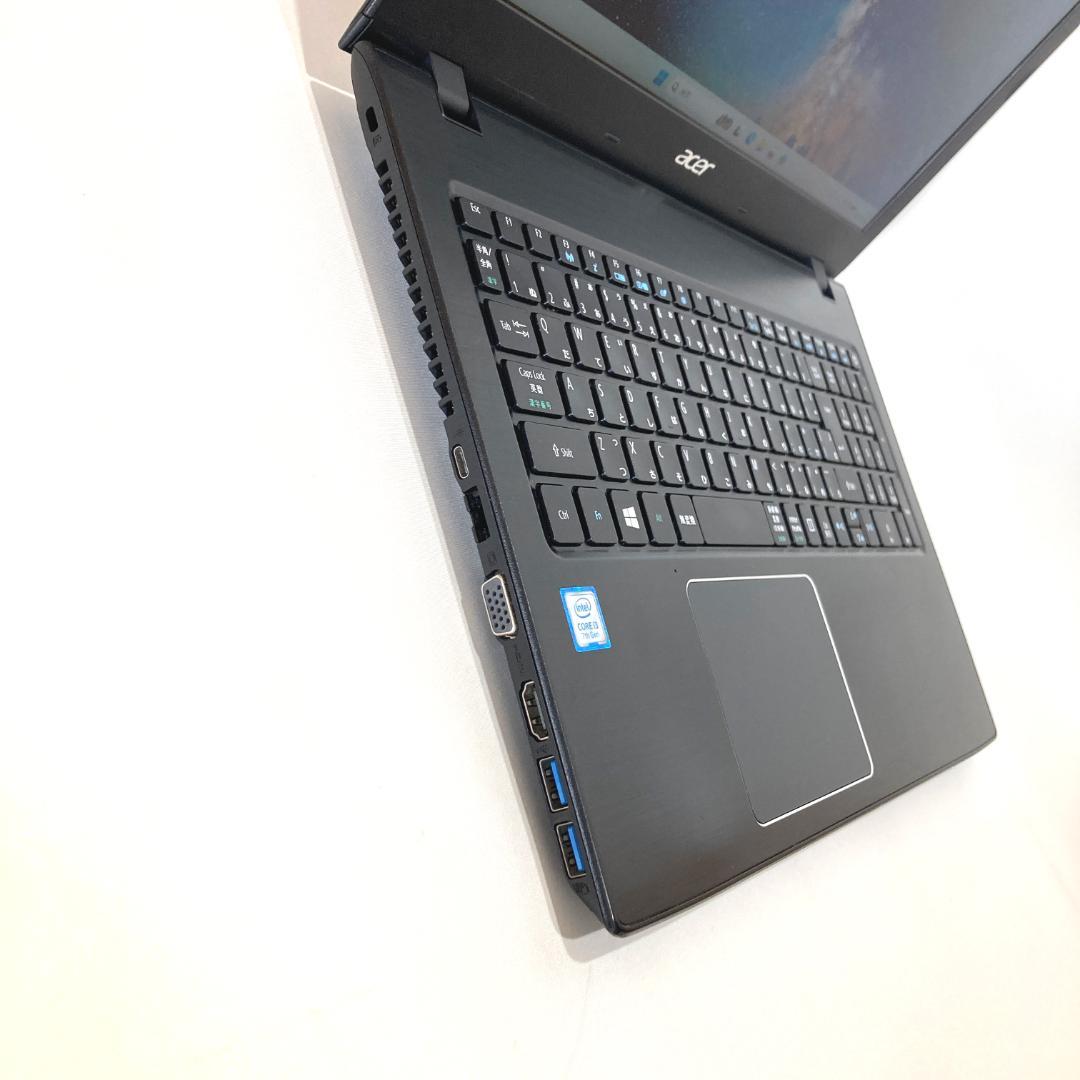 初心者✨快適・カメラ・大画面・DVD✨黒✨すぐ使えるノートパソコン◇T557-3