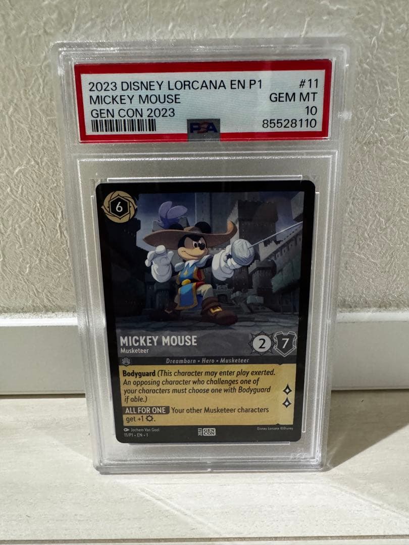 PSA10 lorcana ロルカナ　ミッキーマウス gencon プロモ