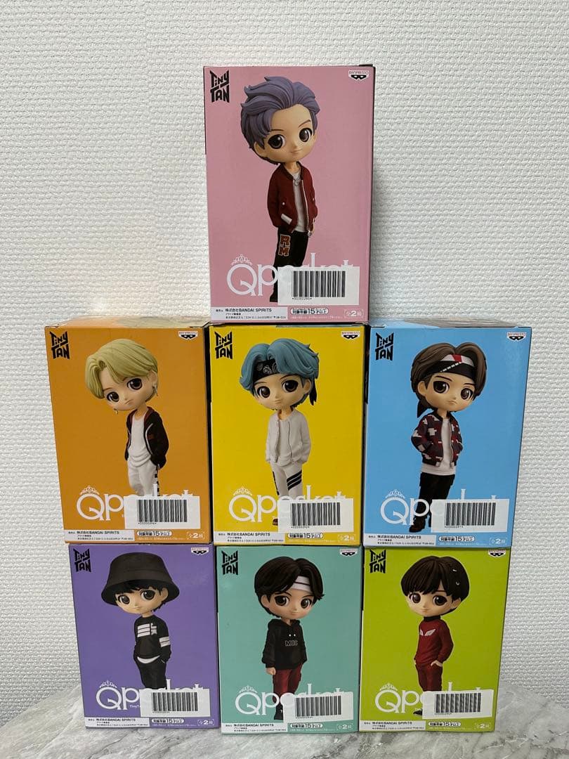 BTS K-POPアイドル Qposket フィギュア 7体セット