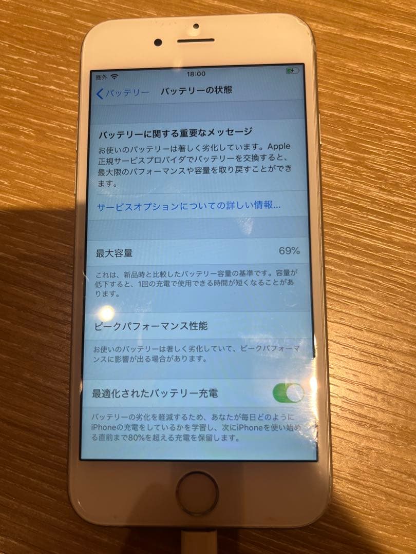 iphone6s 64GB 画面割れなし(小傷あり)