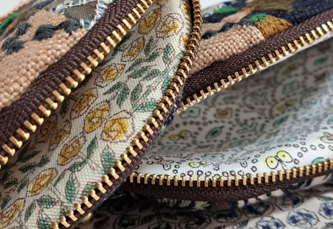 ミナペルホネン ハンドメイド rosy サイズ違いペアポーチ 434