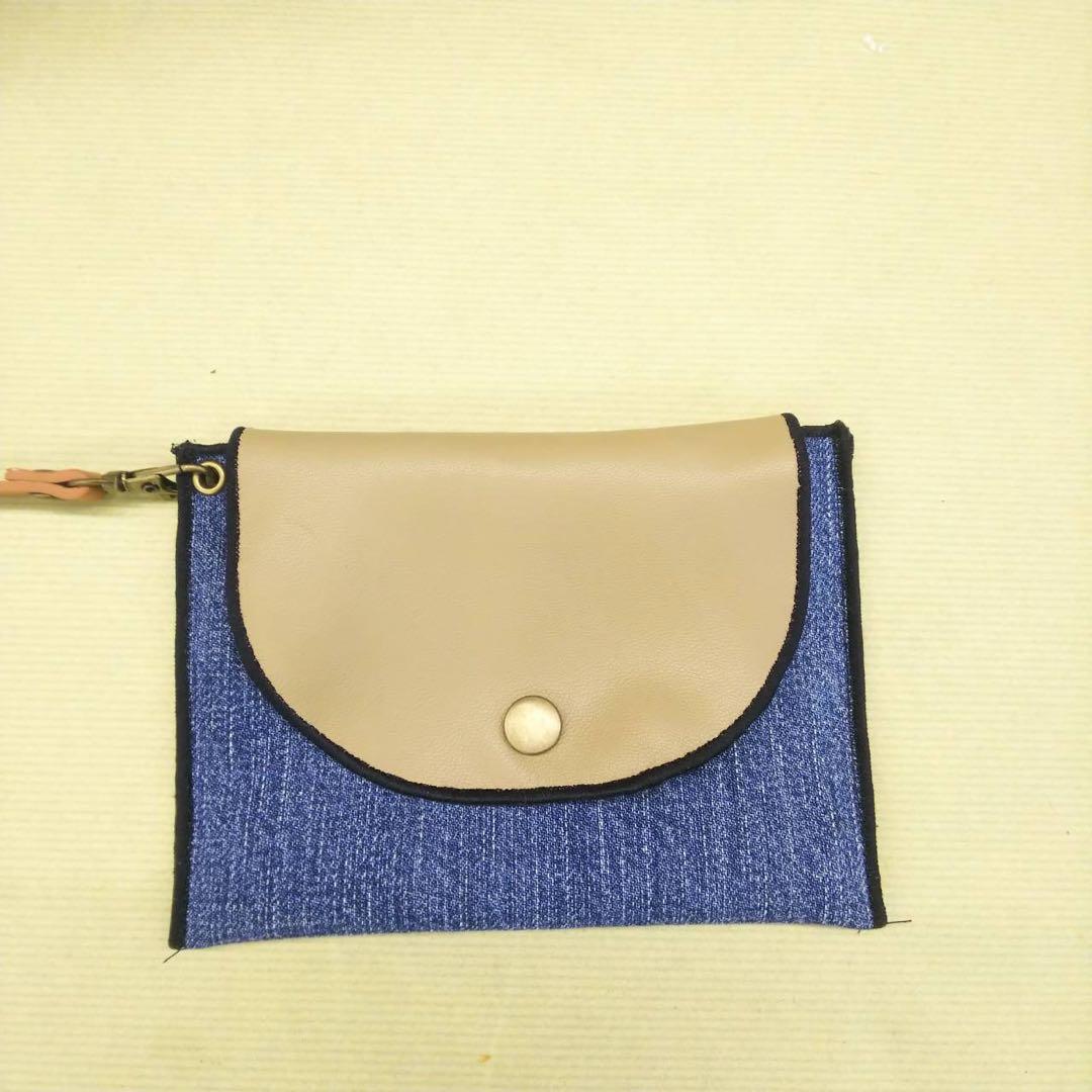 デニム リメイク ハンドメイド トートバッグ ポーチ ♡