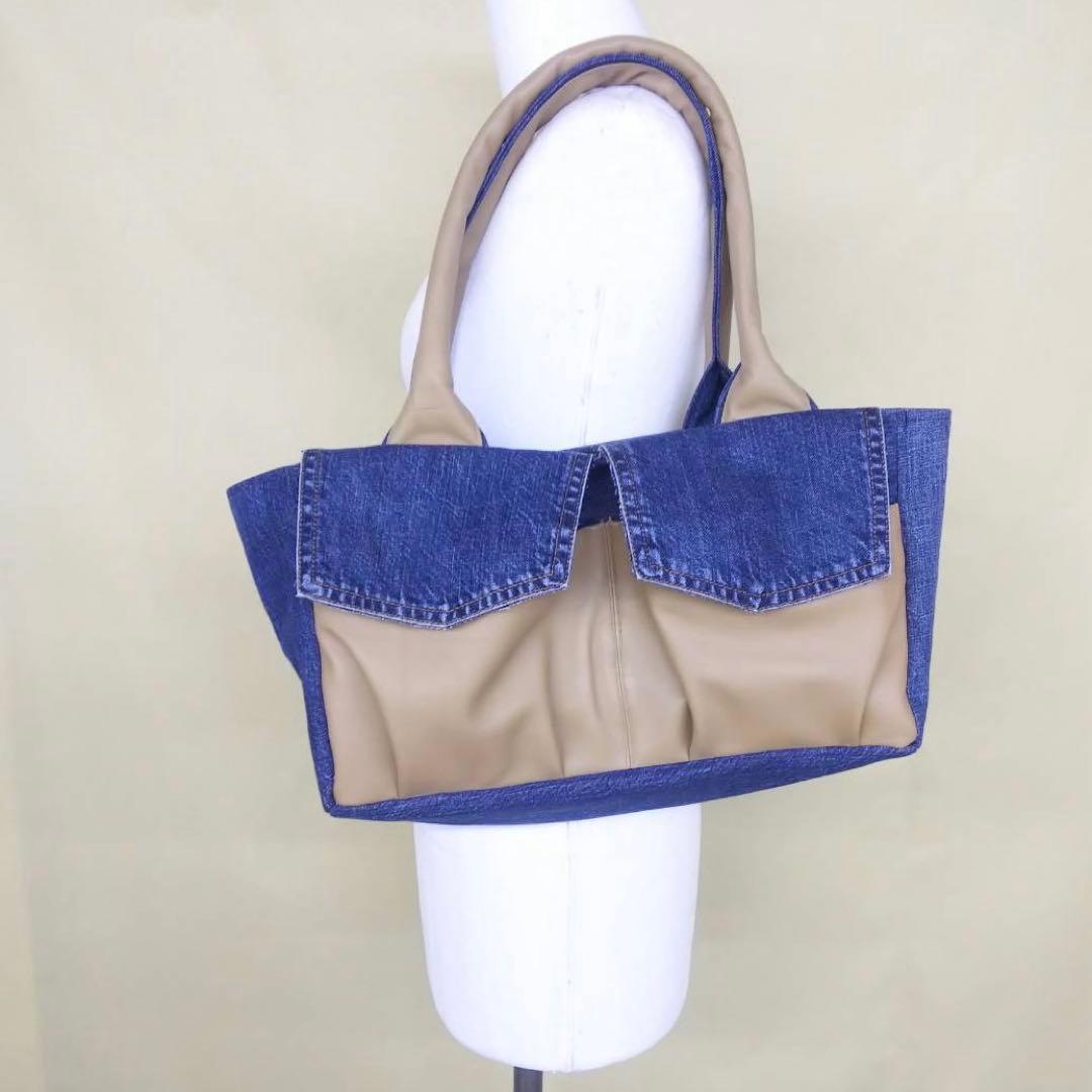デニム リメイク ハンドメイド トートバッグ ポーチ ♡
