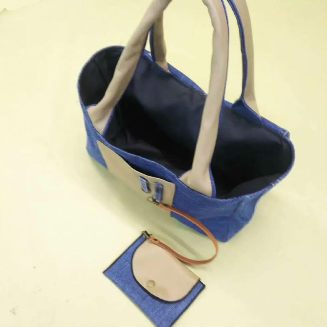 デニム リメイク ハンドメイド トートバッグ ポーチ ♡