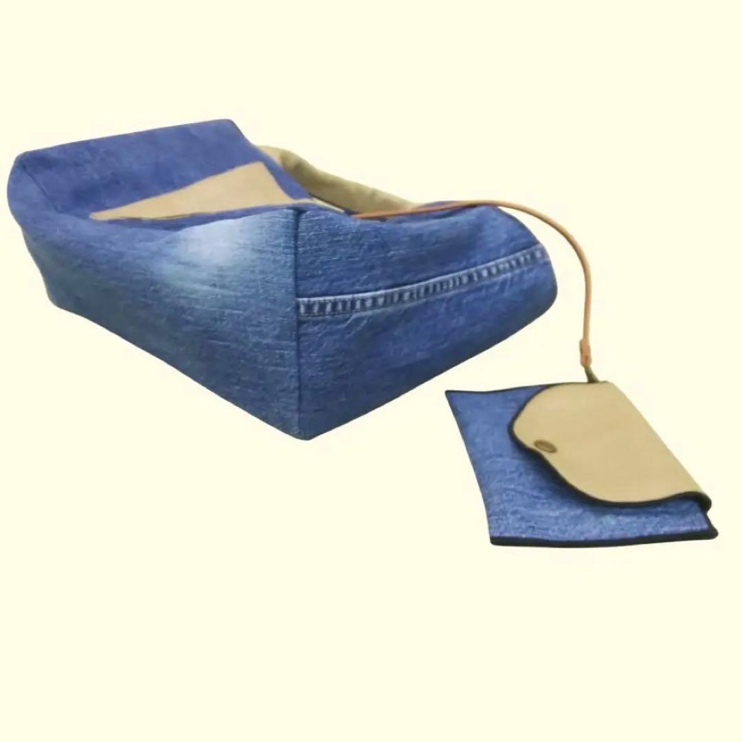 デニム リメイク ハンドメイド トートバッグ ポーチ ♡