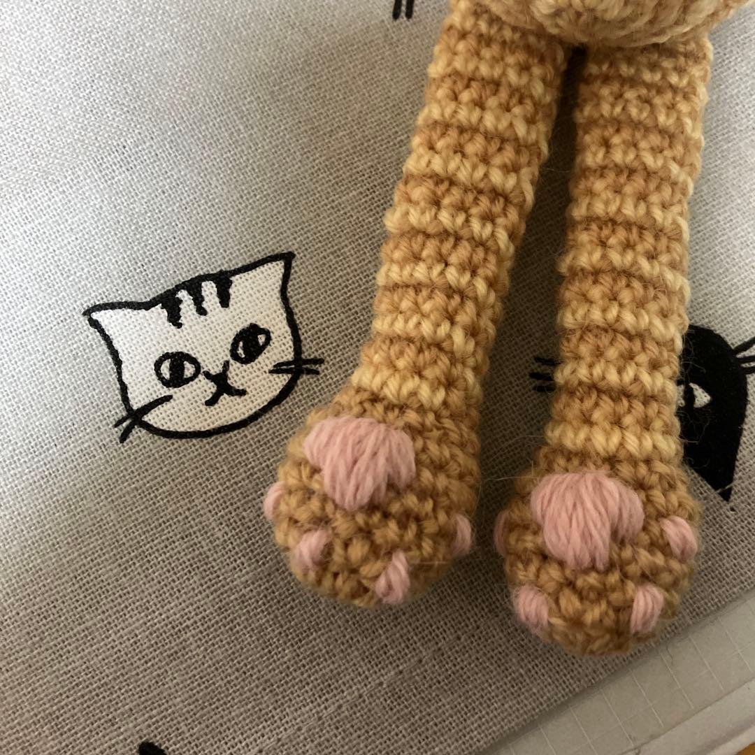 あみぐるみネコとヤモリッチ　hiroro様御一行