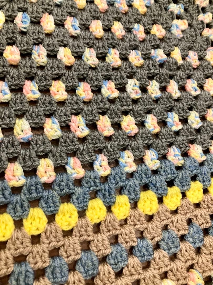 グラニー34/グラニースクエア ブランケット 膝掛け マルチカバー ベッドカバー