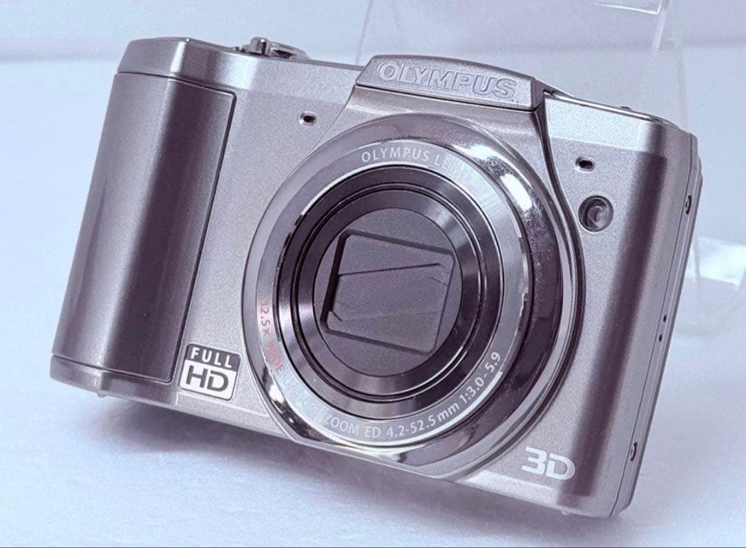 OLYMPUS SZ-20 シルバー 動作確認済 コンデジ FULL HD 3D