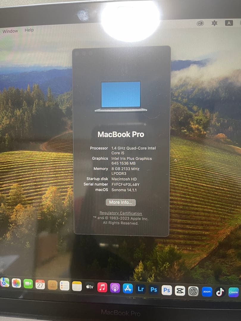 MacBook pro 13”