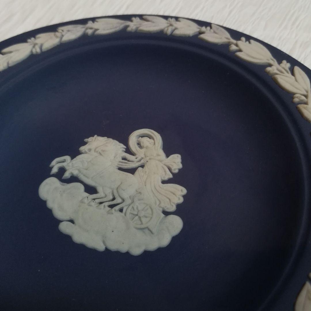 ウェッジウッド　  ジャスパー　ネイビー　プレート　飾り皿　お皿