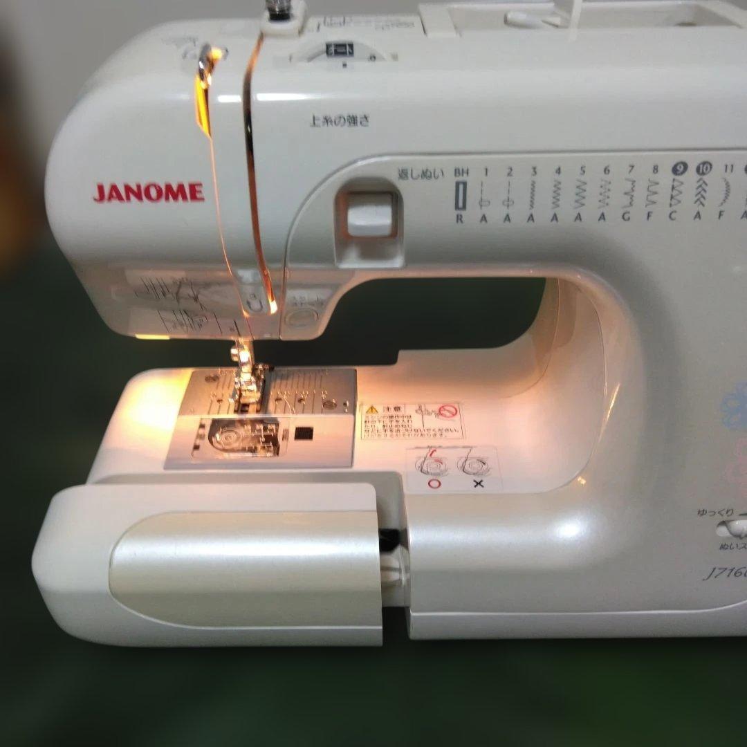 蛇の目ミシンJ-7160型。訳あり。