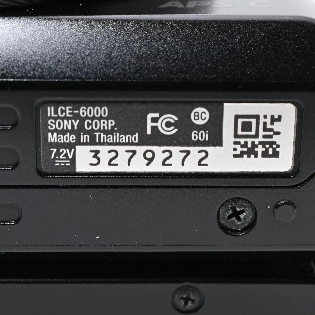 【美品・ショット数：6522回】SONY α6000 ダブルズームレンズキット