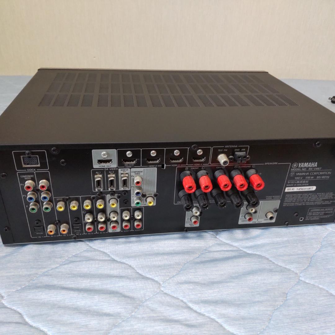 YAMAHA AVレシーバー (ブラック) RX-V467B