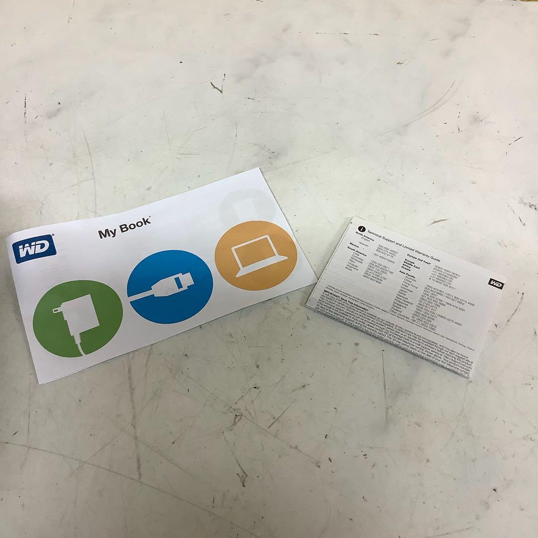 WD My Book 3TB外付HDD箱付動作未確認（R-6)