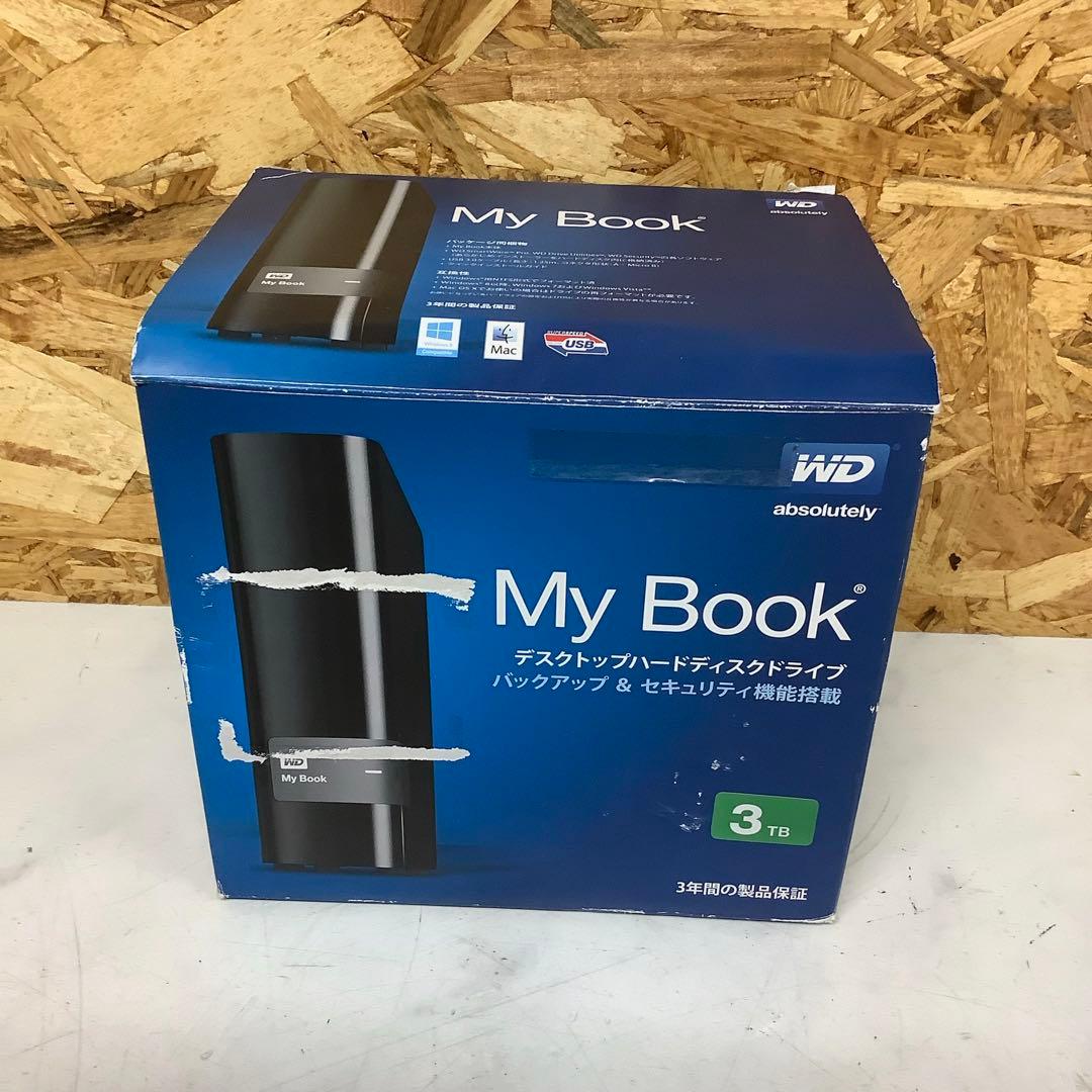 WD My Book 3TB外付HDD箱付動作未確認（R-6)