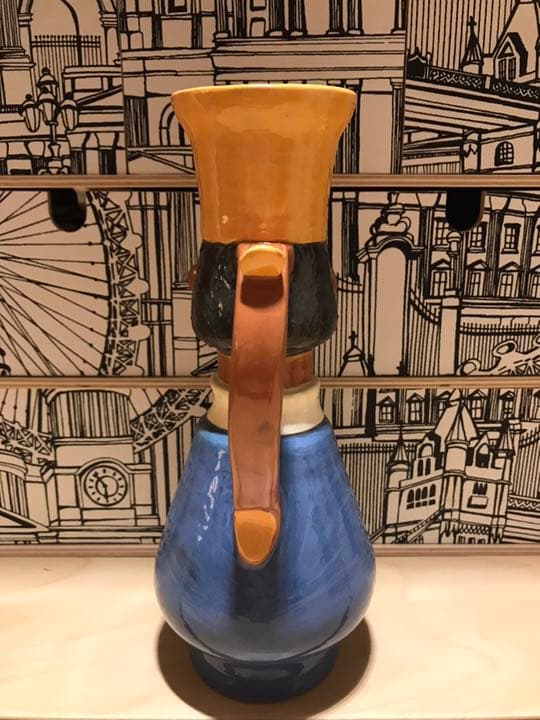 ハンガリー フォークアート 陶器製 ジャグ おじさん