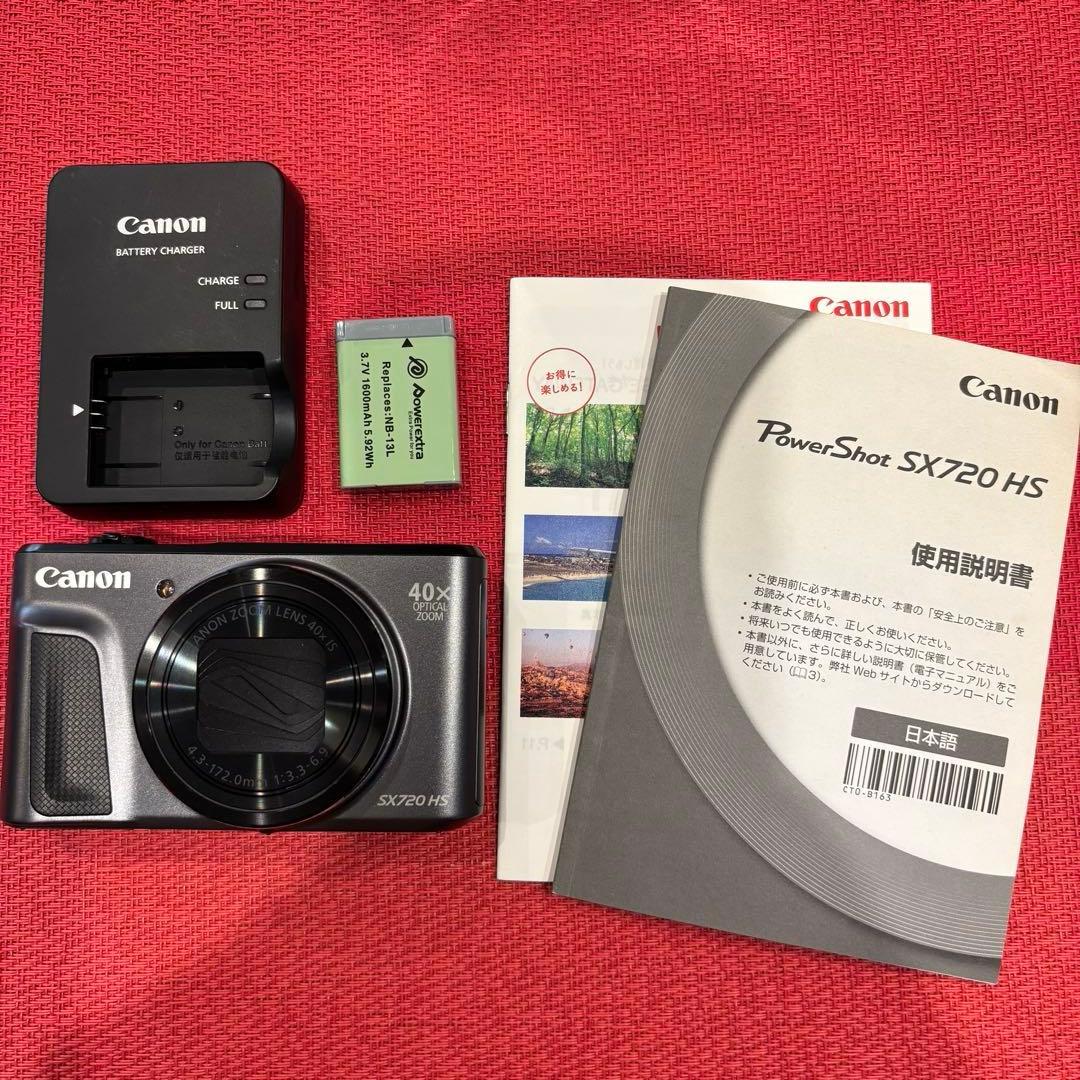 ⭐︎極美品⭐︎Canon デジタルカメラ パワーショット SX720 HS ブラック
