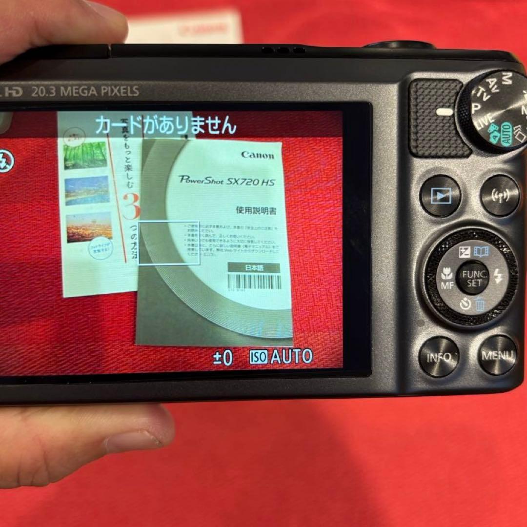 ⭐︎極美品⭐︎Canon デジタルカメラ パワーショット SX720 HS ブラック