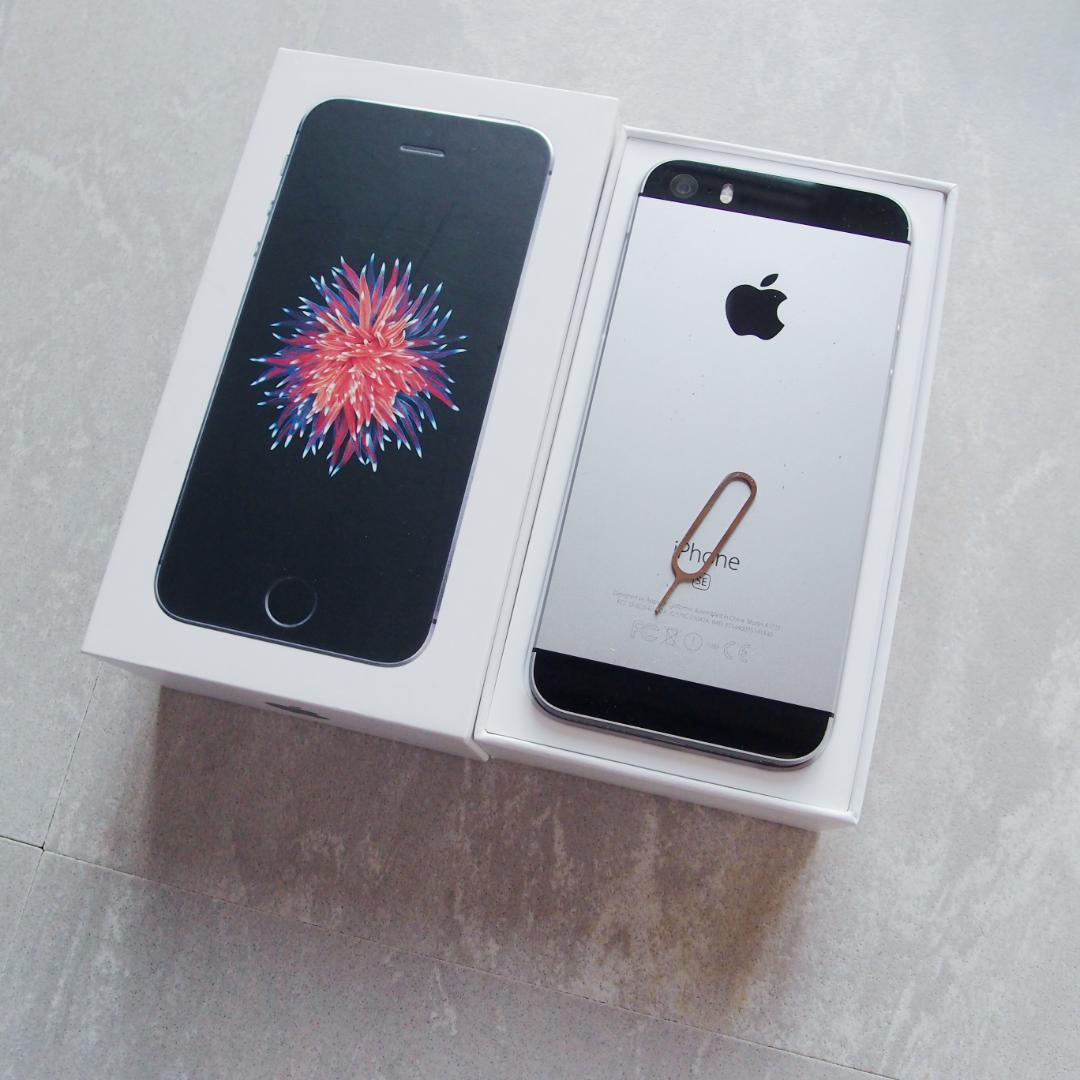 初代 iPhoneSE 第1世代 スペースグレイ 64GB バッテリー100%