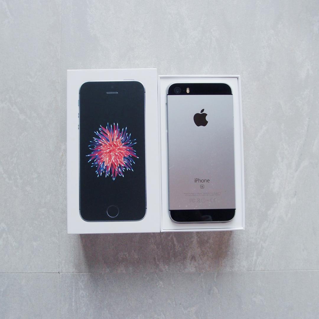初代 iPhoneSE 第1世代 スペースグレイ 64GB バッテリー100%