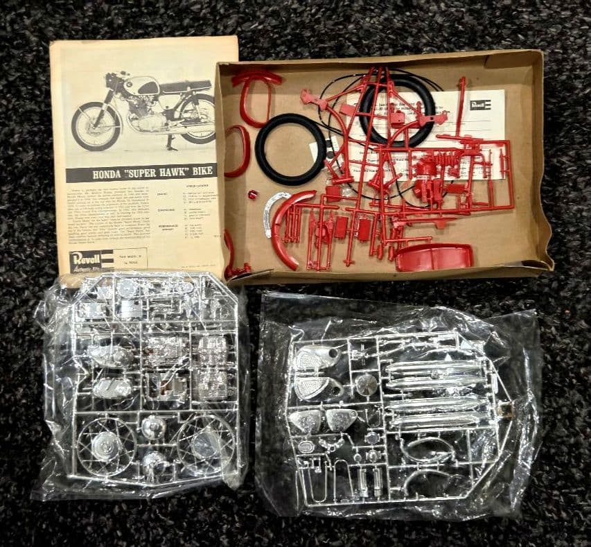 HONDA CB72 プラモデルキット6種類コンプリートセット