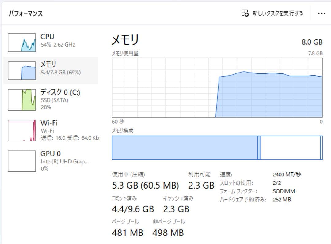 富士通 LIFEBOOK A579 Core i5/8GB/SSD256GB