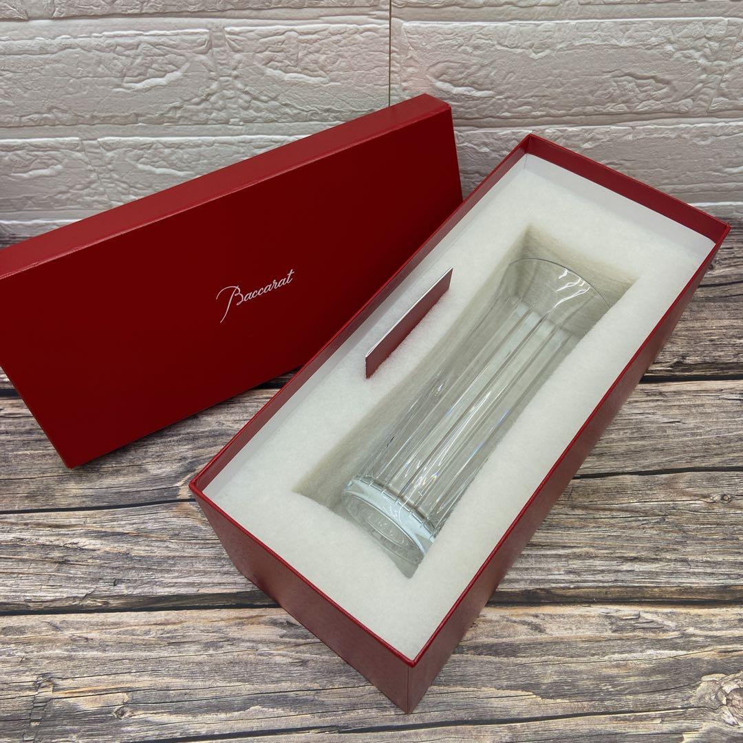 Baccarat バカラ フローラ ビゾー 花瓶 ストライプデザイン