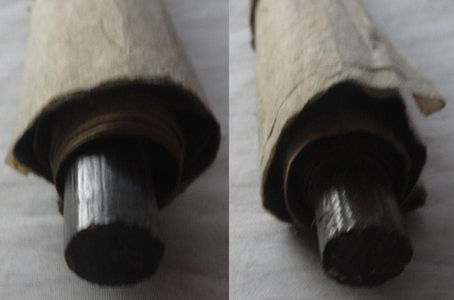 アンティーク 寺 空海 南無阿弥陀仏 承和元年3月15日書之空海 紙本 掛軸