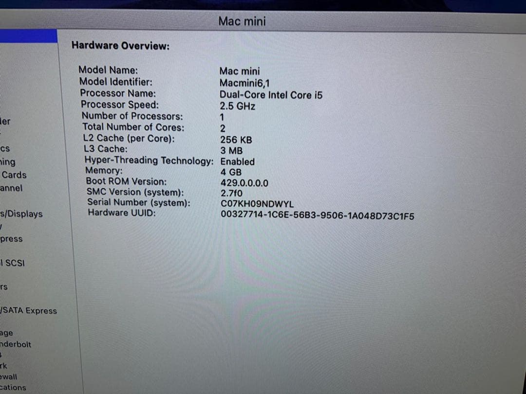 Macデスクトップ Mac mini