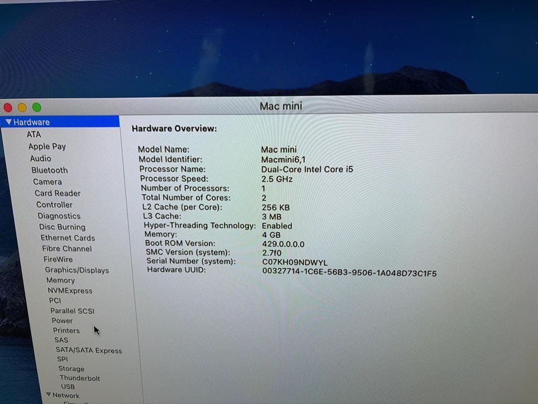 Macデスクトップ Mac mini